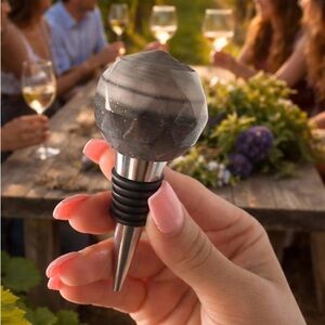 Marble Swirl Wine Bottle Stopper